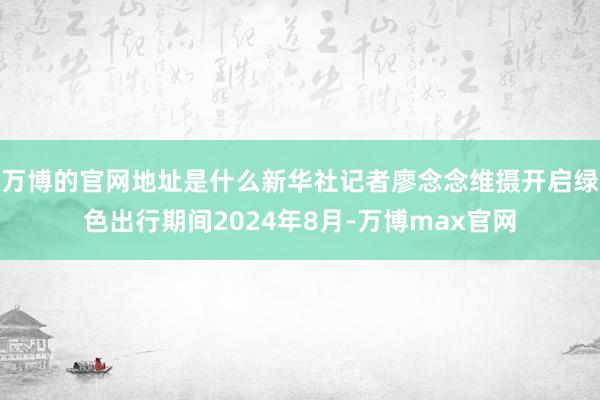 万博的官网地址是什么新华社记者廖念念维摄开启绿色出行期间2024年8月-万博max官网