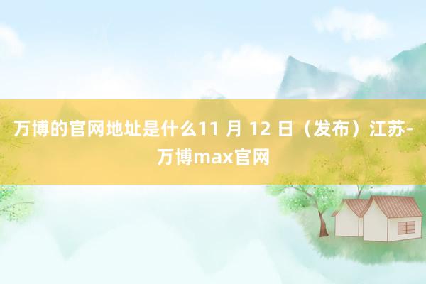 万博的官网地址是什么11 月 12 日（发布）江苏-万博max官网