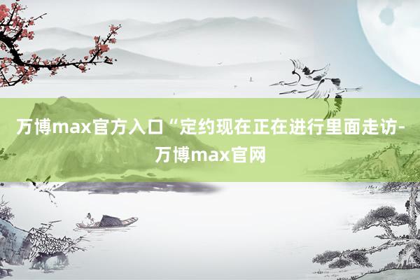 万博max官方入口“定约现在正在进行里面走访-万博max官网