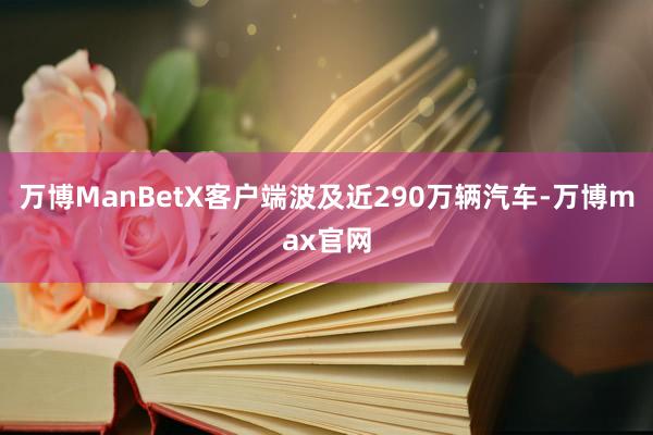 万博ManBetX客户端波及近290万辆汽车-万博max官网